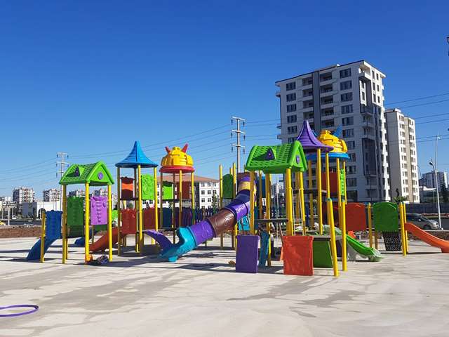 Faroe Islands Wood metal playgrounds