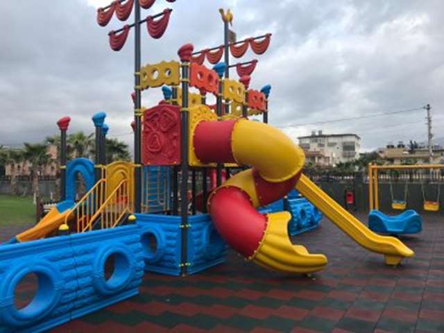 Korea North Children's garden seesaw